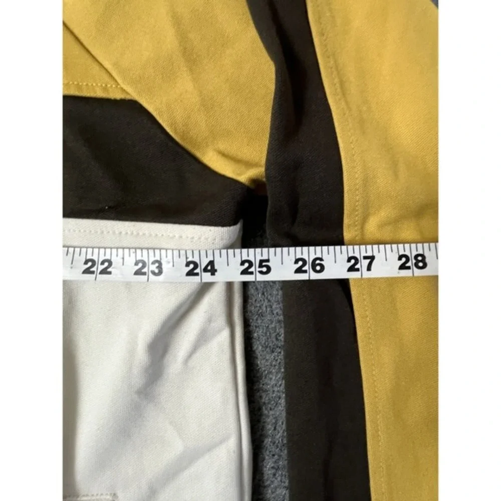 Y2K Levi's Track Jacket XL Yellow Black Full Zip‎ 2005 Streetwear Moto Style